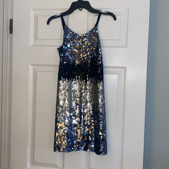 flowers by zoe sequin dress Flowers by Zoe ombré sequin dress size L